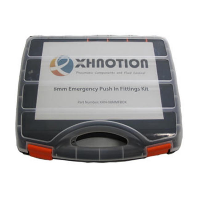 Xhnotion Pneumatic Plastic Push in Fitting Kit 4mm, 6mm, 8mm, 10mm Custom Kit