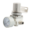 550 Flow Rate SMC-Equivalent Type White Air Regulator with Pressure Switch