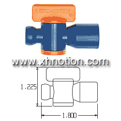 Cold Tubes Switch Ball Valve with Female Thread