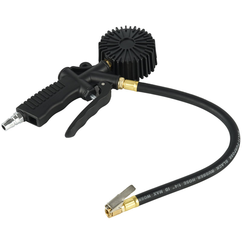 Xhnotion Digital Tire Inflator Gauge Tire Gun with Tube