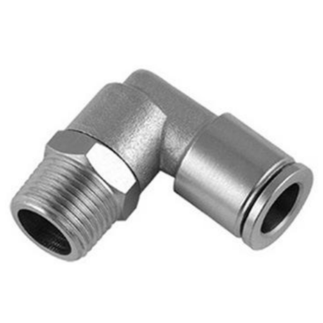 Metal Fitting Nickel-Plated Brass Male Elbow Fitting
