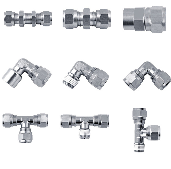 PushtoConnect Fitting Swagelok, Compression Fitting Union Tee