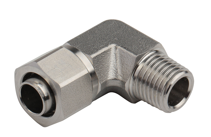SS316L Stainless Steel (SSRPL) Male Elbow Push on Fittings AISI316 Quick Rapid Screw Connector Bite Type Fittings