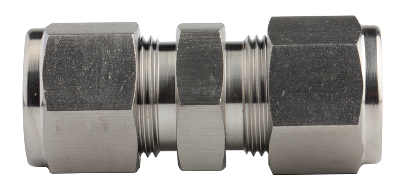 Xhnotion (SSUPU6) Pneumatic SS316L Stainless Steel Union Straight Quick Connector Compression Fitting
