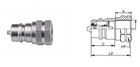 Stainless Steel Hydraulic Fitting for Fuel