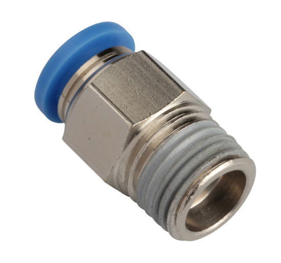 Xhnotion - Pneumatic Push in Fittings, Male Straight Air Hose Fittings with 100% Tested