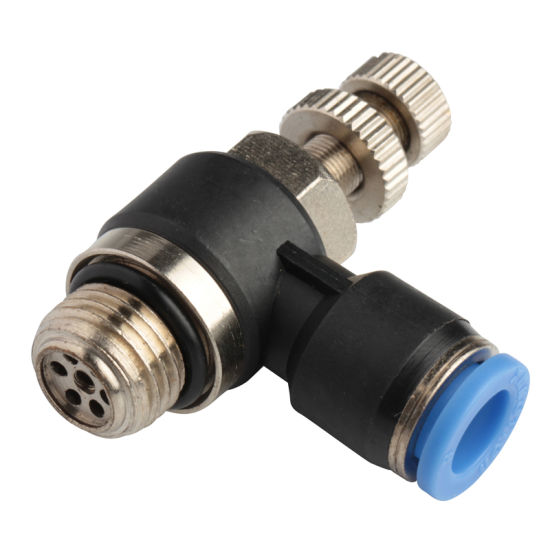 Xhnotion Throttle Valve with G Thread Pneumatic Fitting