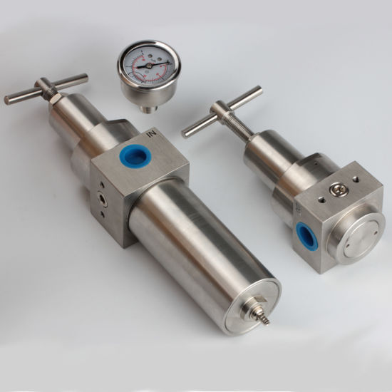 Pneumatic Stainless Steel Compressed Air Regulator with Gauge