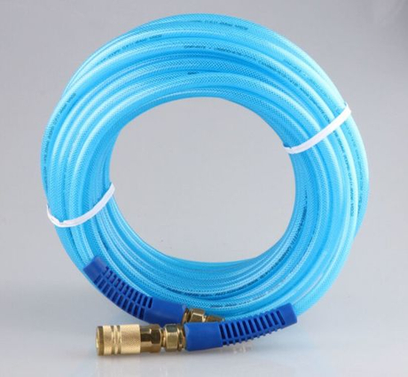 PU Braided Hose with USA M Style Industrial Coupling