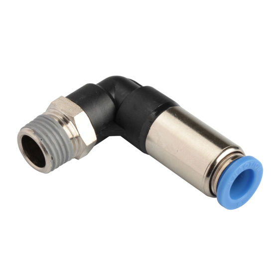 Pneumatic 8mm O. D. X G1/4" Male Elbow Stop Fitting