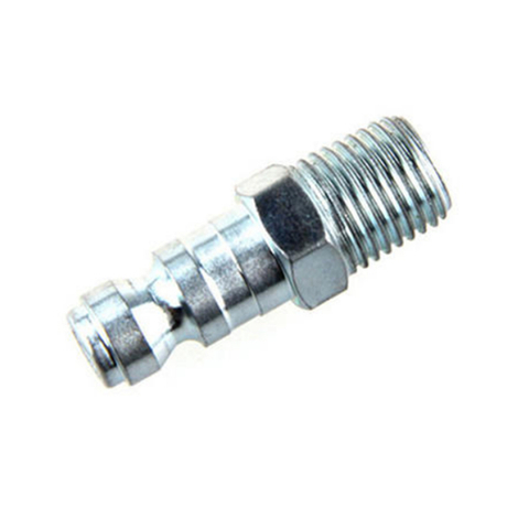 Xhnotion Male Plug Metal Coupler Nickel-Plated Coupling