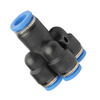 Xhnotion - Pneumatic Push in Double Y Air Hose Fittings with 100% Tested
