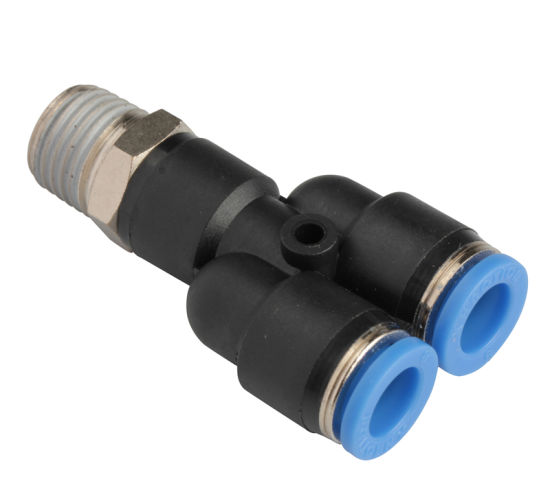 Xhnotion - Pneumatic Push in Male Y BSPP Thread Air Hose Fittings with 100% Tested