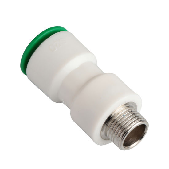 20mm, 25mm, 32mm Push to Connect Fitting Male Straight Fitting for Water and Gas