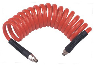 Pneumatic PU Hose with Swivel Fittings and Rubber Sleeve
