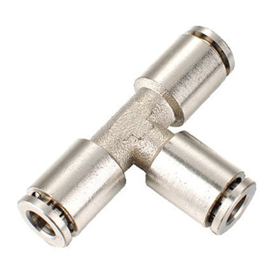 Metal Fitting Nickel-Plated Brass Union Tee Fitting